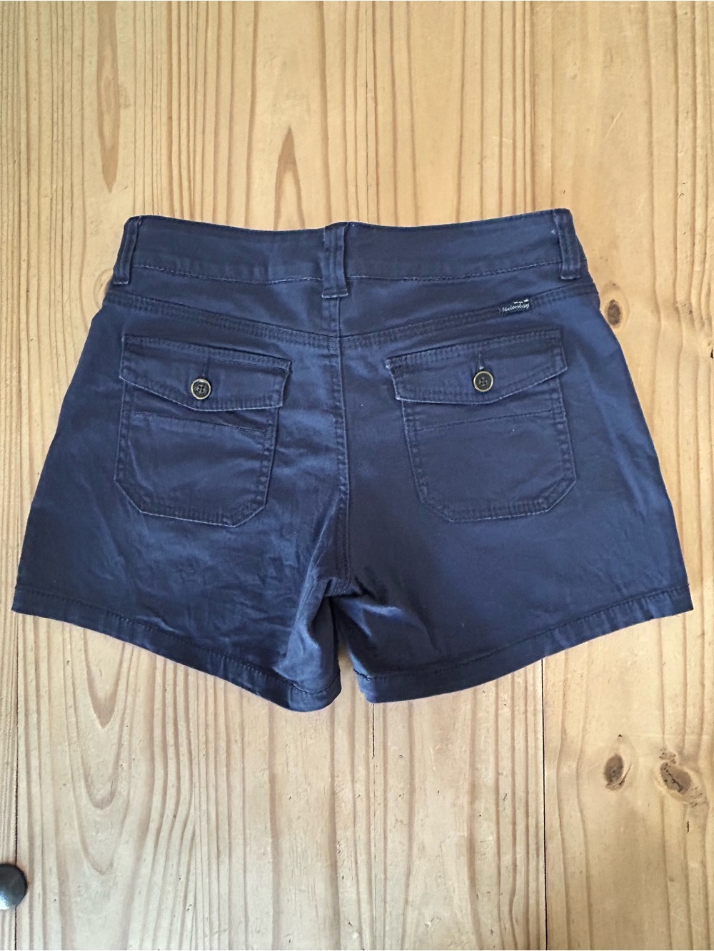 Unionbay Junior’s Navy Blue Jean Shorts. Size 7 - Picture 4 of 9